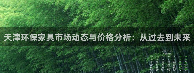 杏宇官网网站：天津环保家具市场动态与价格分析：从过去到未来